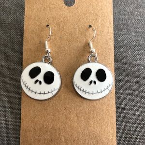 New !! Sterling silver hook. Jack Skellington